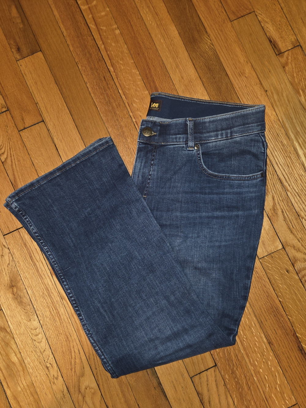 Lee Women’s Dark Blue Bootcut Stretch Jeans
